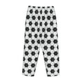 thumbnail image 5 of Goofa Soccer Printed Soft Pajama Pants for Women, Wide Leg Comfy Casual Lounge Yoga Pants-Large, 5 of 9