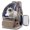 Brown, variant on Large Space Bubble Window Pet Backpack Carrier for Small Dogs and Cats up to 15 Lbs, Airline Approved Breathable Pet Carrier for Travel, Hiking, and Outdoor Use