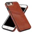 thumbnail image 3 of Allytech Wallet Case for iPhone 7 / 8 / SE 2022 & 2020 - 2 Card Holder - Military Grade Drop Protection - Ultra Slim & Protective - Premium PU Leather Shockproof Phone Case for Women & Men - Brown, 3 of 7