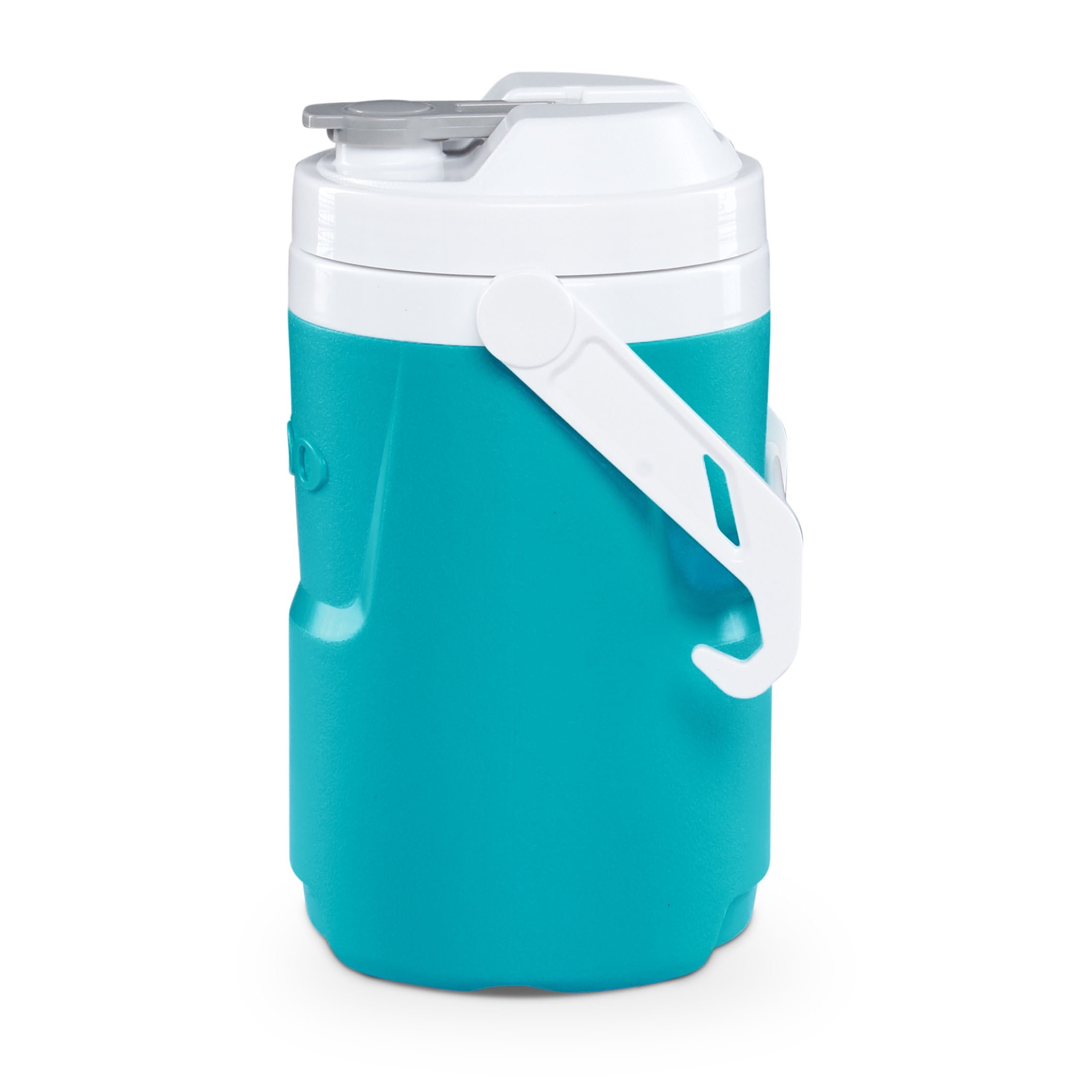 Igloo 1/2 Gallon Sports Beverage Plastic Jug with Hooks, Aqua