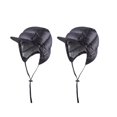 thumbnail image 1 of 2x Gorras con Visera Rellenas con Orejeras Y Gorro de Ala Impermeable a Prueba Cálido para Esquiar, en Bicicle, 1 of 9