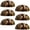 Multicolored 4, variant on PhooArto 6 Pcs Cup Drawer Pulls, Galaxy Pug Dog Shell Shape Handles Cabinet Knobs for Dresser Cupboard Closet Wardrobe with Screws