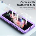 thumbnail image 4 of TECH CIRCLE For Samsung Galaxy Z Fold 3 Case, Magnetic Hinge Protection Metal Stand Lightweight Camera Hinge Protection Phone Slim More Screen Cover for Samsung Galaxy Z Fold 3 5G 7.6" 2021,Purple, 4 of 7