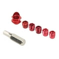 thumbnail image 1 of Compound Bow Peep Sight, CNC Maching Archery Hooded Peephole  Kit  For Shooting Red, 1 of 8