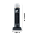 thumbnail image 5 of Mini Tower Fan, Breezamax Air Cooler Tower Fan, Portable Table Fan Bladeless Fan with LED Display and Brush, 6-Speed Quiet Desktop Fans, USB Powered, 5 of 5