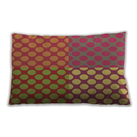 Ahgly Company Indoor Rectangular Contemporary Lumbar Throw Pillow, 13 inch by 19 inch