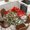 Red, variant on Snowman Christmas Round Tablecloth, Fitted Table Cover with Elastic for 36"-44" Round Tables, Xmas Tree Ball Snowflake Winter Wooden Table Cloth Outdoor Indoor Dinning Party Waterproof Tablecloths