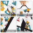 thumbnail image 6 of Excavator and Cone White Pattern Toddler Nap Mat with Pillow & Blanket, Soft Sleeping Mat for Preschool Daycare Travel Sleepovers, 6 of 6