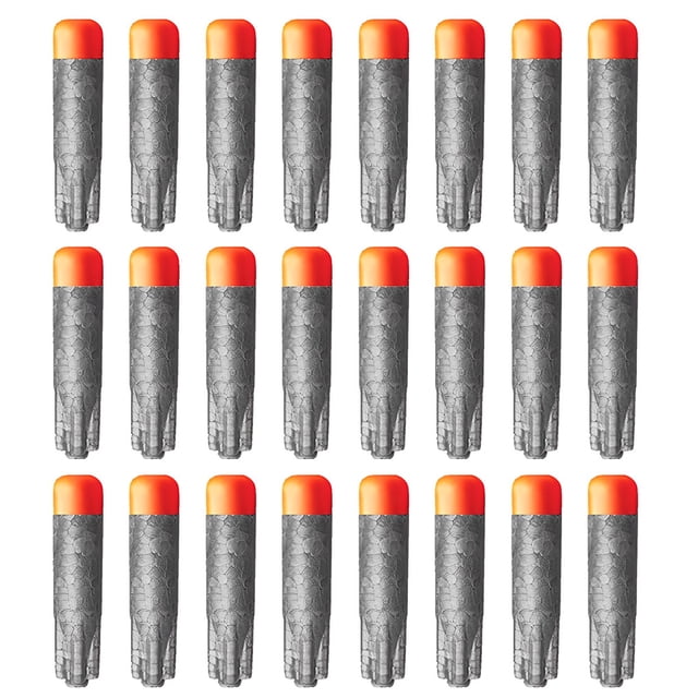 Ounissouiy Recambio de repuesto de juguete de tiro para niños de 80 piezas, cabeza redonda reutilizable para exteriores, juguetes de EVA reemplazables Juegos de césped naranja gris Ounissouiy FN012429-02