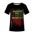 thumbnail image 4 of Simua T-Shirts d'Été pour Femmes Mode Imprimée Quatrième Juillet Tee-Shirts Décontractés Manches Courtes Col Rond Tee Tops, 4 of 5
