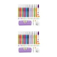 thumbnail image 1 of Youkk Crochet Hook Set Knitting Accessories Sewing Handle Holder Comfortable Craft Beginners Sweater Multicolor Tools Type3 2Set, 1 of 6