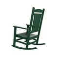 thumbnail image 6 of GARDEN Classic Plastic Adirondack Porch Rocking Chair, Dark Green, 6 of 8