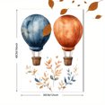 thumbnail image 3 of Qisvanset 12x16 Inch Safari Transport Canvas Wall Art, Airplane Balloon Art Children Nursery Home Decor, 3 of 8