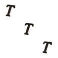 thumbnail image 2 of Ruiboury Metal Letters House Numbers Not Easy To Fade Easy To Install Metal House Number Plaque Iron Decoration Doorplate B17--T 3Set, 2 of 6