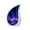 Northern_lights-1, variant on VALERASH Mountain Memorial Urn for Ashes 3 Inch Small - Green Tear Drop Funeral Urns for Adult Male 3 Inch Mini Decorative Cremation Urn for Mom- 3 Inch
