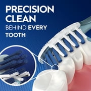 Oral-B Toothbrush Pro Clean Cross Action, Deep Plaque Removal, Medium, 2 Count