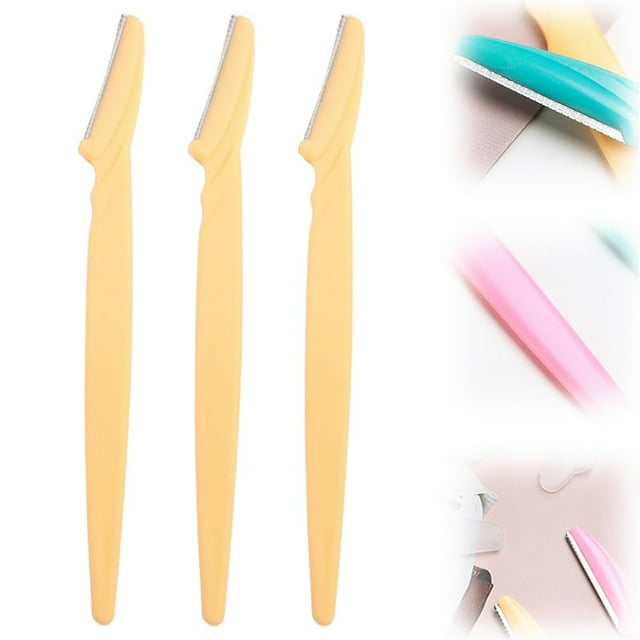 Tondeuse à Sourcils Polyvalente en Acier Inoxydable Mini Portable Réutilisable pour Hommes et Femmes, Équipement de Beauté