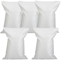 Clearance! Hilingoto Rack, White Plastic Woven Bag Medium Thickness 40*60cm 5Pc, Thick Hite Plastic Woven Bag Flooding Sandbag Protection Packaging Bags 15X24In 9.4X6.7X1.2Inch Christmas Sale