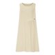 thumbnail image 4 of Vestido de Verano para las Mujeres Playa, Moda Vacaciones Color Sólido sin Mangas Hueco Fuera de la Fiesta Midi para Casual, 4 of 8