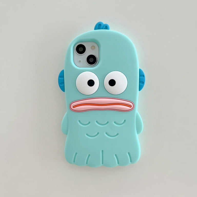 For iPhone 13 Pro Max/13 Pro/13 Phone caseShockproof Cute 3D Blue hangyodon  Soft TPU Case Cover - Walmart.com