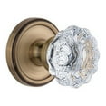 thumbnail image 6 of Grandeur Geofon_Prv_238 Georgetown Solid Brass Rose Privacy Door Knob Set - Chrome, 6 of 7