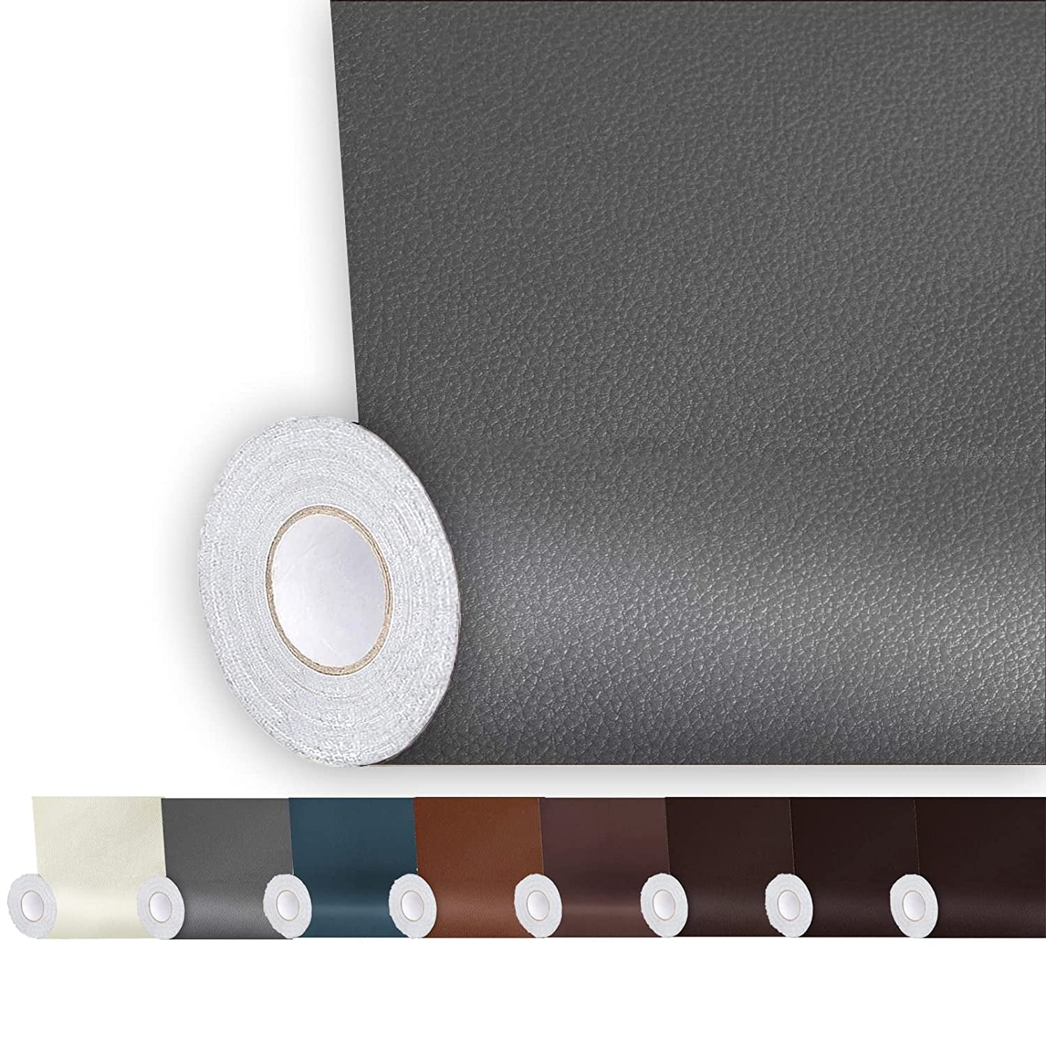 Bonded Leather Repair Patch Tape 3x60 Inch, High Strength Self