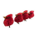 thumbnail image 7 of Cardinal Clip-On Sisal Christmas Bird Ornaments - 3.5" -  Red - Set of 4, 7 of 7