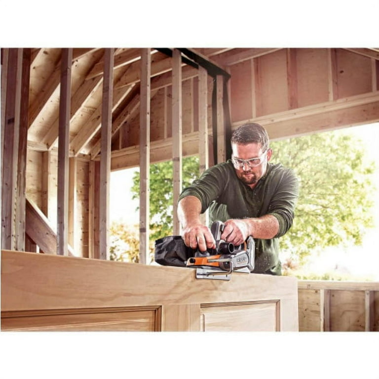 RIDGID Cordless 18V OCTANE 3 1 4 in. Depth Adjustment Hand Planer