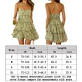 thumbnail image 2 of Vestido De Flores Vestido floral bohemio para mujer Vestido sin mangas Ropa de playa de verano (Verde M) Ygjytge para Mujer Verde T S, 2 of 6