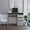Light Gray, variant on DEPOT E-SHOP Kenai 3 Drawer Computer Desk - Wood Desk with Shelf - Compact Writing Desk-Color:Black