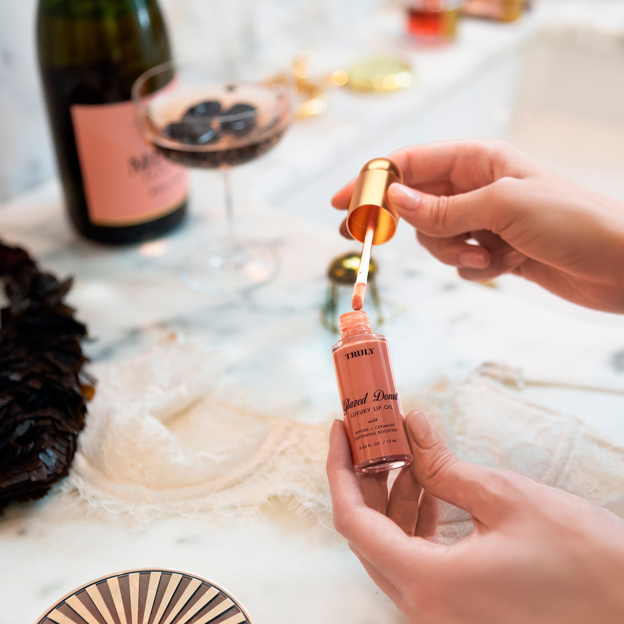 Truly Glazed Donut Luxury Peptide Lip Oil