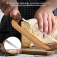 thumbnail image 5 of Wooden Bread Bow Knife,Manual Bread Cutter Bread Knife Bread Slicer with Comfort Grip Toast Saw Kitchen Tool for Cutting Cake Sandwich Cucumber, 5 of 11