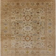 thumbnail image 1 of Ahgly Company Indoor Square Mid-Century Modern Light Brown Oriental Area Rugs, 7' Square, 1 of 6