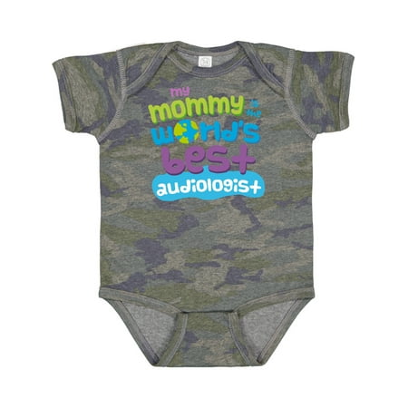 

Inktastic Audiologist Mom Quote Childs Gift Baby Boy or Baby Girl Bodysuit