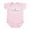 Petal Pink, variant on CafePress - Twincess Infant Bodysuit - Baby Light Bodysuit, Size Newborn - 24 Months