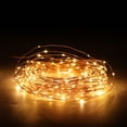 thumbnail image 2 of 100 LED 33FT Fairy String Lights, USB Powered String Light with Remote Control, 8 Modes String Lights for Bedroom Wedding Party Christmas Tree Decorations, Yellow, 2 of 7