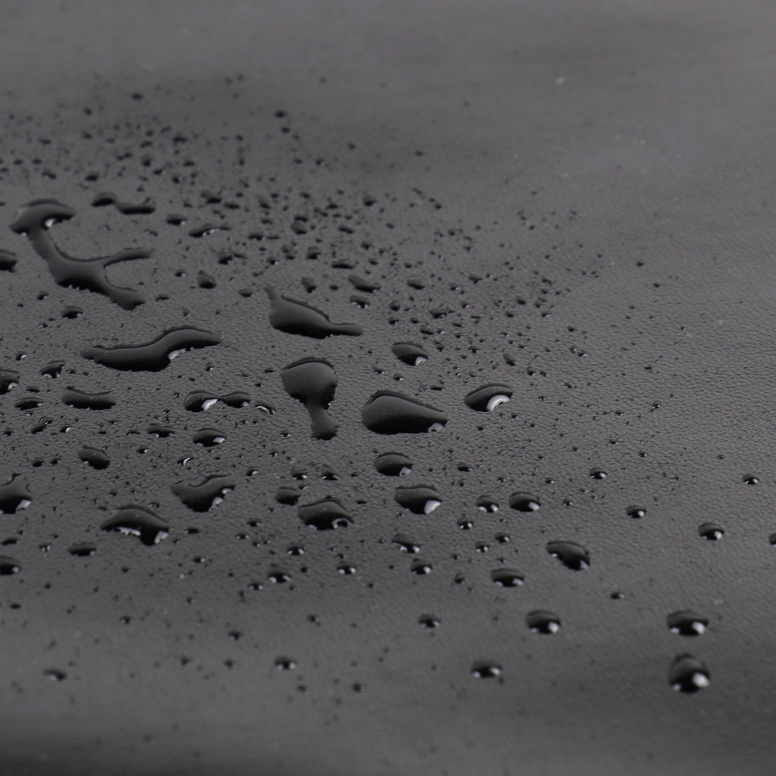 EdgeSeal 53 in Wide Vinyl Synthetic PU Leather Fabric Soft Vinyl Marine Material Sheets, Black