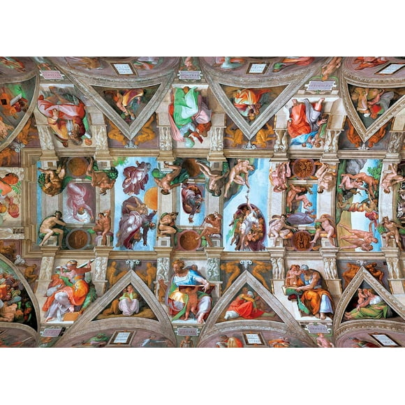 Jigsaw Puzzle for Adults 300 Piece Sistine Chapel Ceiling Wooden Puzzles 15.7 X 11 inches/40 x 28 cm