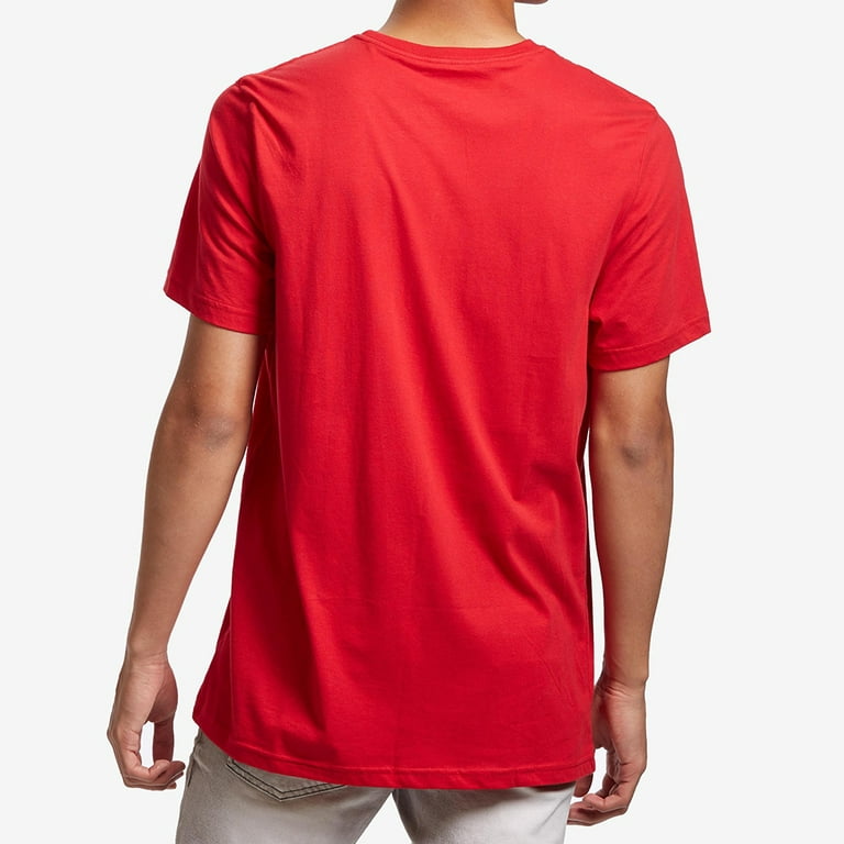 Mens HILFIGER M Classic T-Shirt Red Fit TOMMY Lightweight,