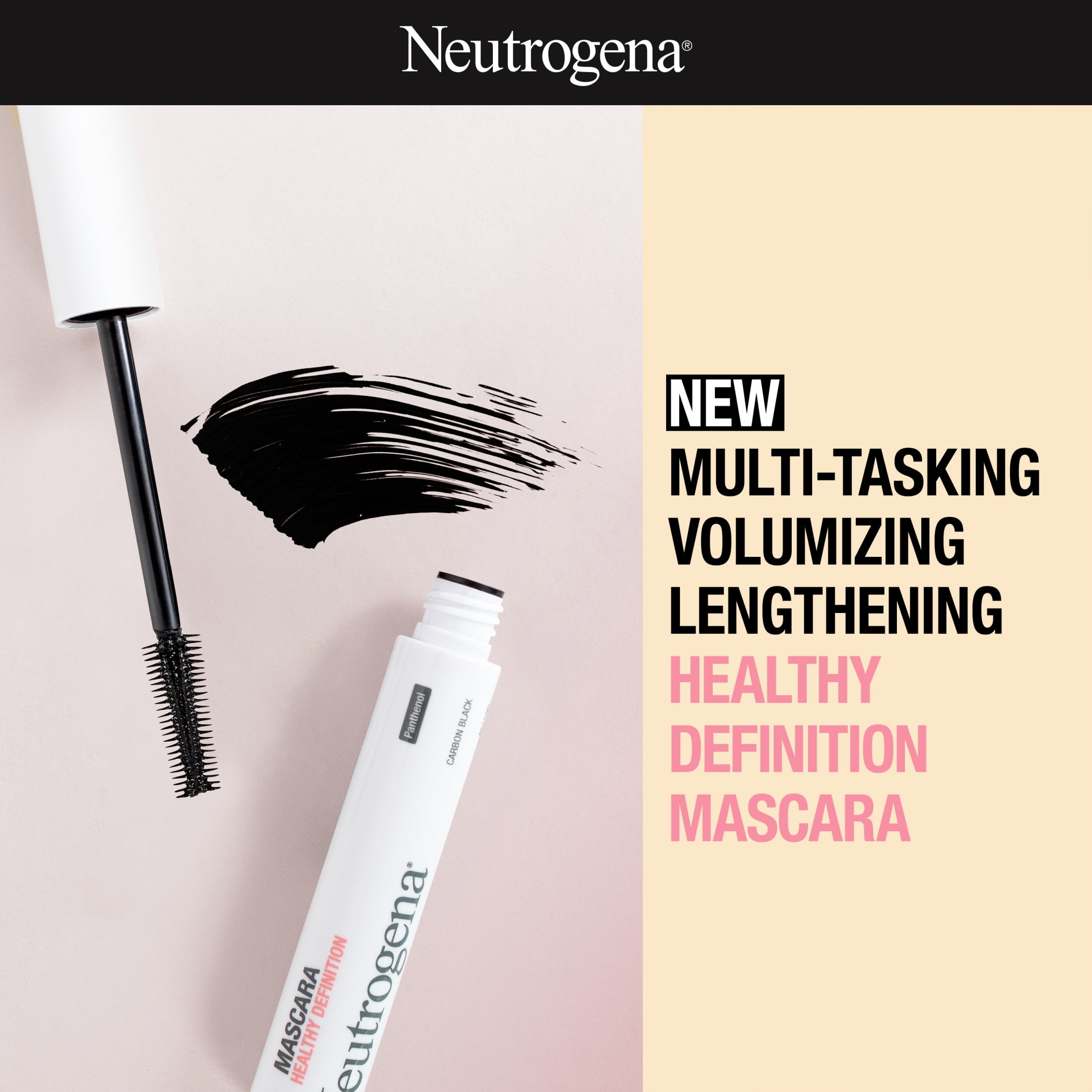 Neutrogena Healthy Definition Eyelash Mascara, Black Brown .27 oz