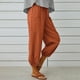 thumbnail image 5 of WILLBEST Pantalones Casuales de Verano para Mujer, Pantalones Largos de Pierna Ancha y Cintura Alta con Bolsillos, Cómodos, de Moda y Holgados. Chica, 5 of 8
