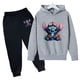 thumbnail image 3 of Conjuntos de sudadera de Stitch Disney para niños, sudaderas y pantalones cálidos de moda, traje de 2 piezas, ropa de exterior de moda, regalos de cumpleaños y Navidad, 3 of 5
