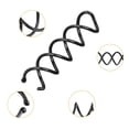 thumbnail image 3 of LQQBOX Spiral Twist Hair Pins (50-Pcs) – Durable Non-Scratch Corkscrew Design for Effortless Bun Hairstyles – (Black), 3 of 7