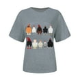 thumbnail image 6 of Rezuofi 1 Pcs Chicken Tshirt Mom Cute T Shirts Womens Short Sleeves Farm Country Casual Tee Tops, 6 of 7
