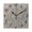 Black, variant on Square Wall Clock Silent Non-Ticking Battery Operated Retro 7.78" Clock for Bedroom Living Room Decor Spider Webs