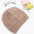 thumbnail image 2 of Conjunto de bufanda, gorro y guantes: gorro de punto con pompón de piel sintética, acogedor trío invernal, 2 of 4