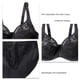thumbnail image 4 of Conjunto de bragas de sujetador para mujer, sujetador de encaje con aros, ropa interior de cintura alta elástica para uso diario y citas, 4 of 5