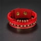 thumbnail image 2 of Moda prensa hebilla brazalete cuentas acrílicas pulsera joyería de mano accesorios de regalo rojo, 2 of 3