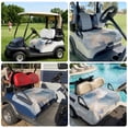 thumbnail image 6 of Golf Cart Seat Covers for 2 Seater,Blue Ombre Microfiber Cart Seat Towel Blanket,Modern Geometric Yellow Lines Abstract Art Absorbent Breathable Non Slip Bench Seats Protector for Golf Course 51"x31", 6 of 9
