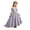 A-Purple134, variant on Flower Girl Dress For Wedding Formal Party Wear Satin Spaghetti Strap Pleated High-Low Maxi Ball Gown 8-13Y